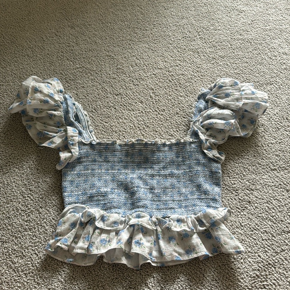 Loveshackfancy top worn once size XS